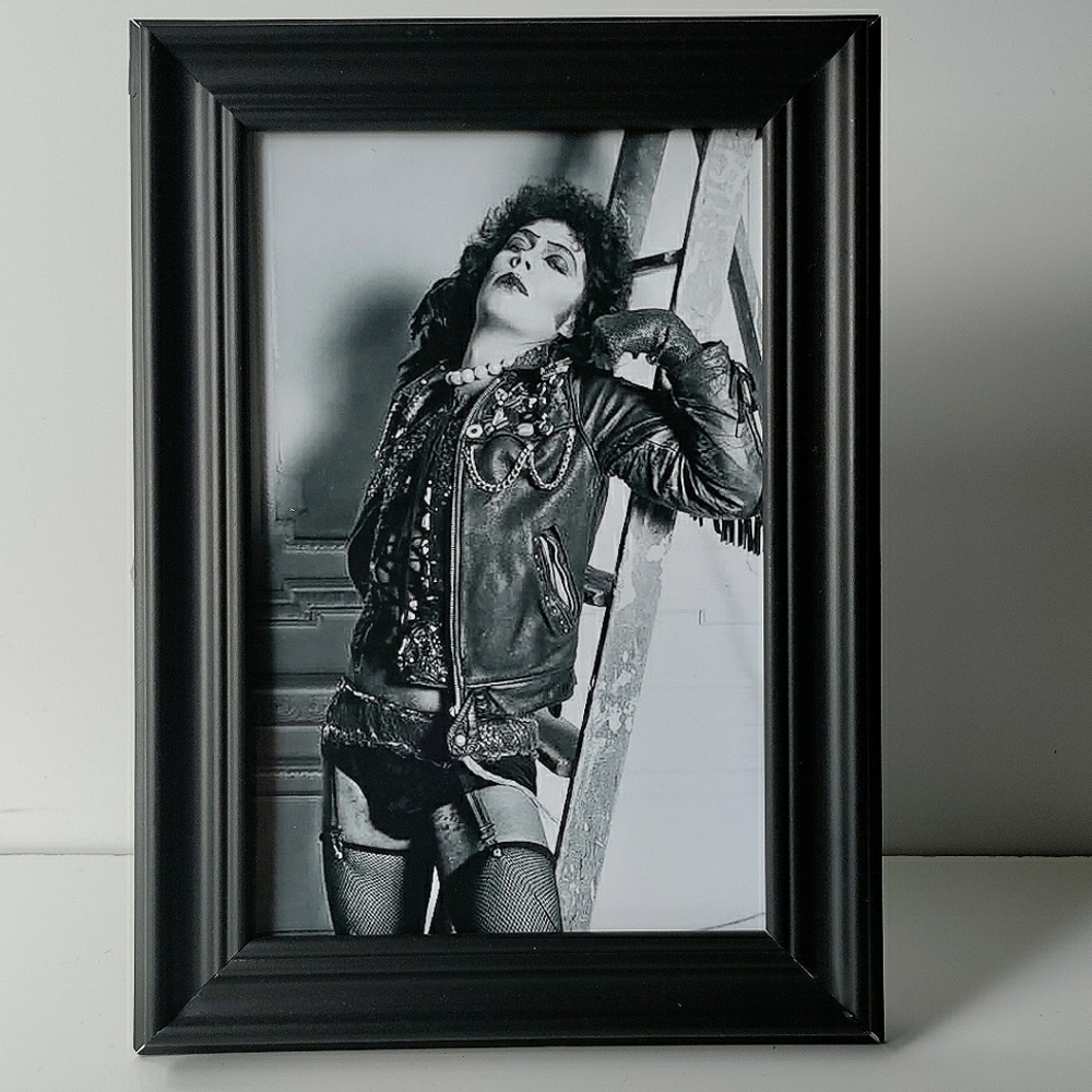 Tim Curry Rocky Horror Pictures Show Retro Punk Rock Fem Metal Musical Framed - Picture 3 of 4